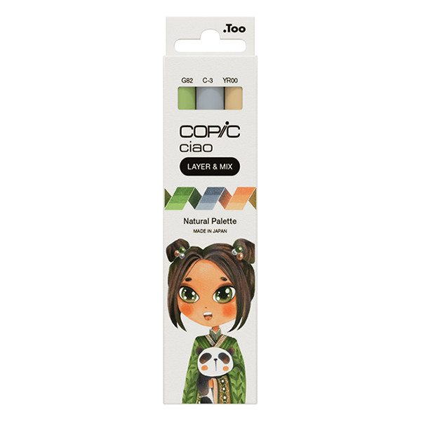 Copic Ciao Layer & Mix Naturel Palette jeu de marqueurs (3 pièces) 311003 - 1