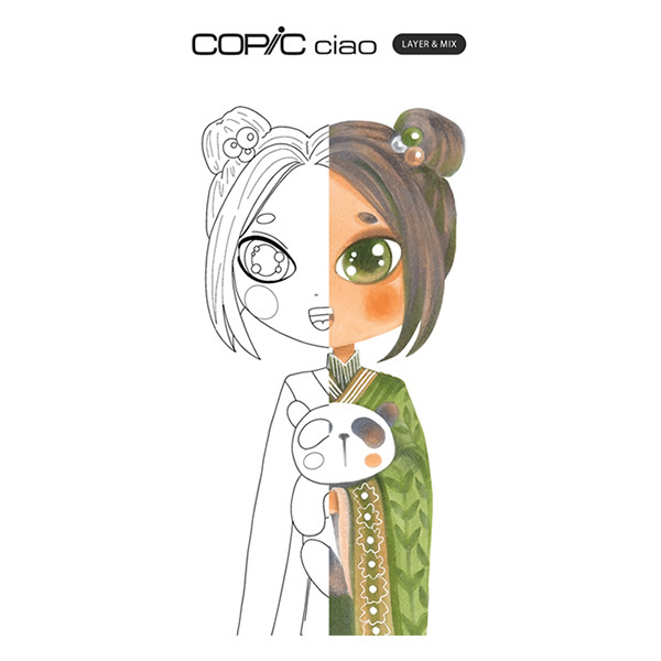 Copic Ciao Layer & Mix Naturel Palette jeu de marqueurs (3 pièces) 311003 - 3