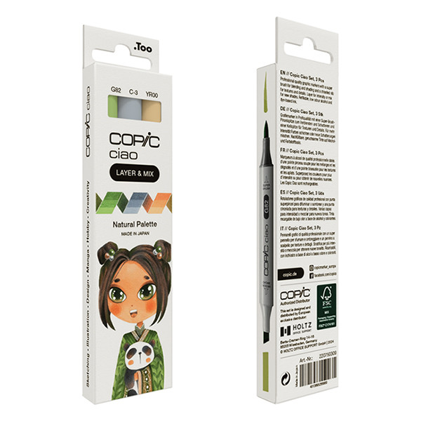 Copic Ciao Layer & Mix Naturel Palette jeu de marqueurs (3 pièces) 311003 - 4