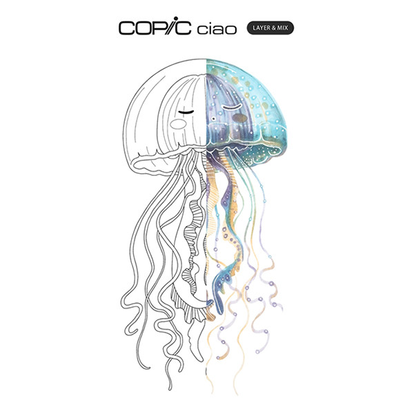 Copic Ciao Layer & Mix Pastel Palette jeu de marqueurs (3 pièces) 311006 - 3