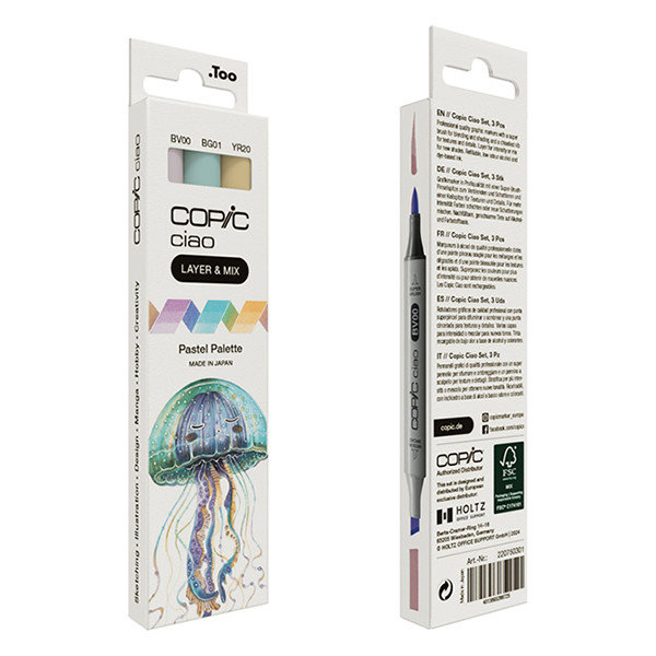 Copic Ciao Layer & Mix Pastel Palette jeu de marqueurs (3 pièces) 311006 - 4