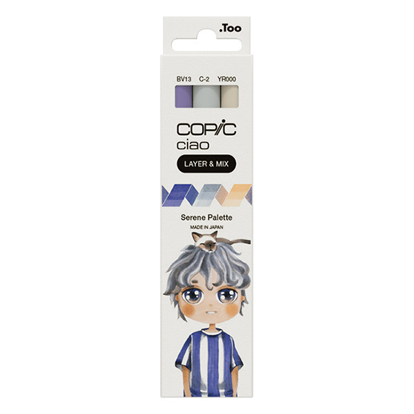 Copic Ciao Layer & Mix Serene Palette jeu de marqueurs (3 pièces) 311005 - 1
