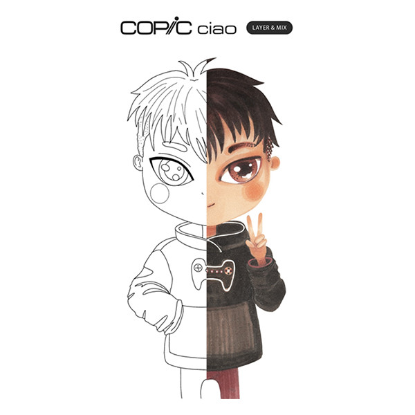 Copic Ciao Layer & Mix Warm Palette jeu de marqueurs (3 pièces) 311002 - 3