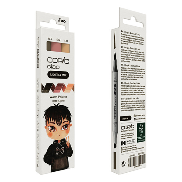 Copic Ciao Layer & Mix Warm Palette jeu de marqueurs (3 pièces) 311002 - 4