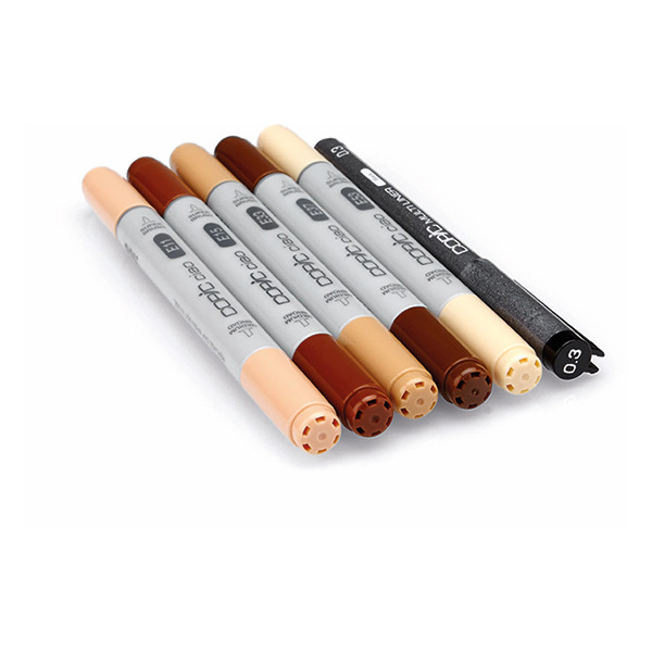 Copic Ciao Portrait Colors 2 jeu de marqueurs (6 pièces) 311013 - 2