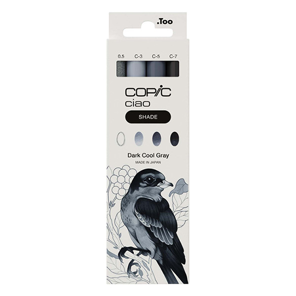 Copic Ciao Shade set de marqueurs Dark Cool Grey (4 pièces) 311031 - 1