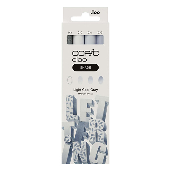 Copic Ciao Shade set de marqueurs Light Cool Grey (4 pièces) 311032 - 1