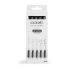 Copic Multiliner set de feutres fins (0,05 - 0,8 mm) 5 pièces - noir 311064 - 1