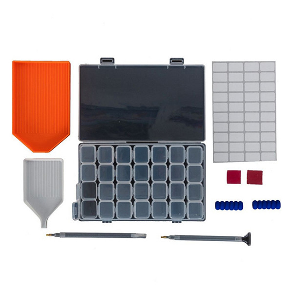 Crystal Art kit d'accessoires pour broderie diamant avec boîte de rangement 400941 - 1