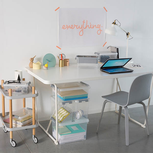 Curver Handy+ boîte de rangement transparente 20 litres 243876 - 4