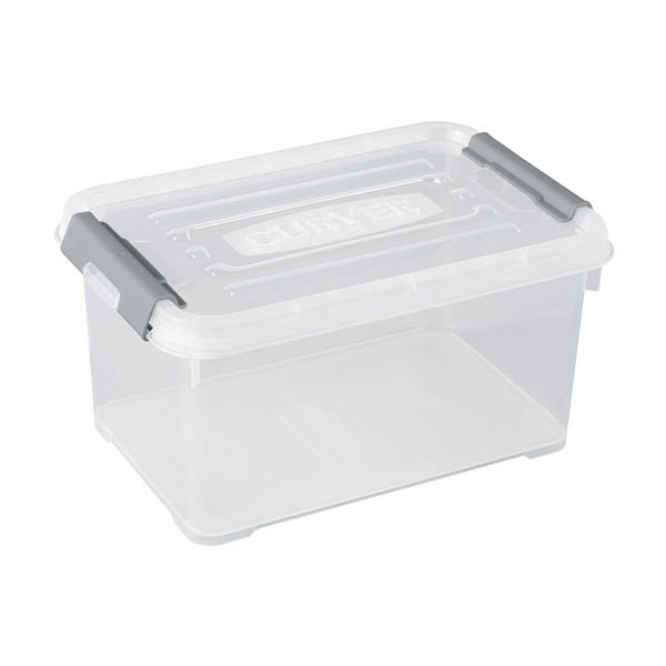 Curver Handy+ boîte de rangement transparente 6 litres 243874 - 1
