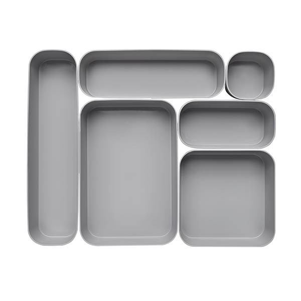 Curver Infinity organiseur de tiroir L 1 litre - gris clair 243871 - 2