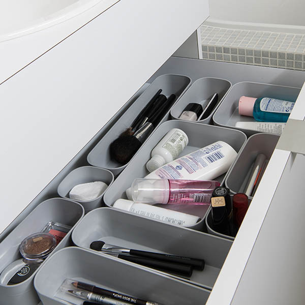 Curver Infinity organiseur de tiroir XS 3 x 0,2 litres - gris clair 243868 - 4