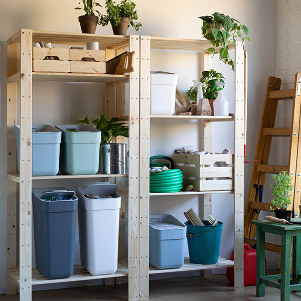 Curver Ready to Collect poubelle (30 litres) - gris 243888 - 4