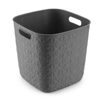 Curver Softex Cube panier de rangement 15 litres - anthracite 243856