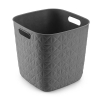 Curver Softex Cube panier de rangement 15 litres - anthracite 243856 - 1