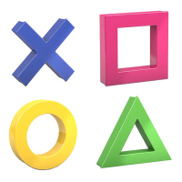 Dahle Mega aimant Mini set (4 pièces) 210539