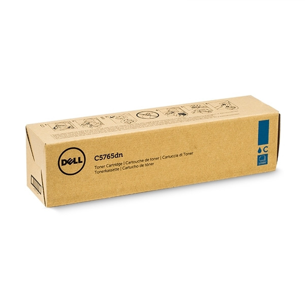 Dell 593-BBCS (T5P23) toner (d'origine) - cyan 086060 - 1