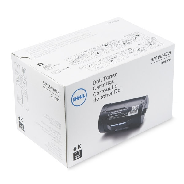 Dell 593-BBRU (J9Y0C) toner à extra haute capacité (d'origine) - noir 086142 - 1