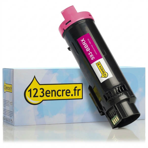 Dell 593-BBRX (FJRT6) toner (marque 123encre) - magenta 086109 - 1