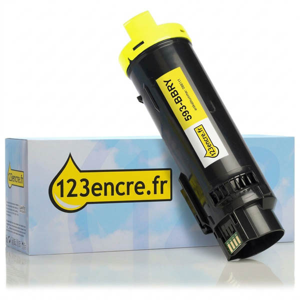 Dell 593-BBRY (YGWT0) toner (marque 123encre) - jaune 086111 - 1