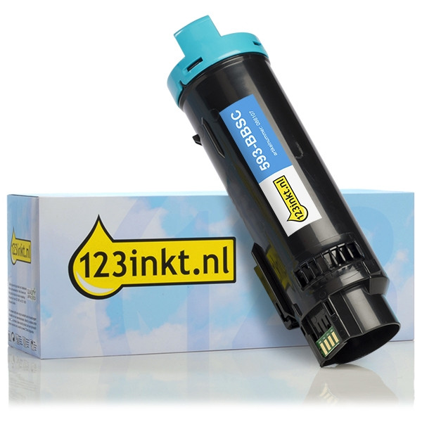 Dell 593-BBSC (RX3MD) toner (marque 123encre) - cyan 086107 - 1
