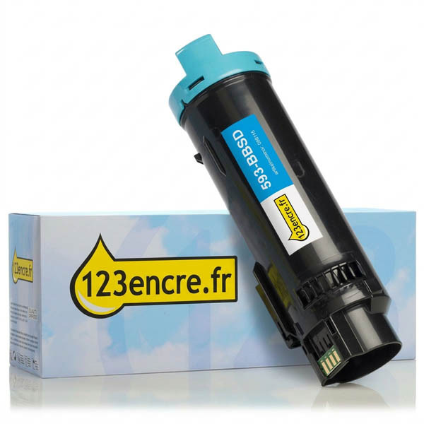Dell 593-BBSD (4R6JN) toner à haute capacité (marque 123encre) - cyan 086115 - 1