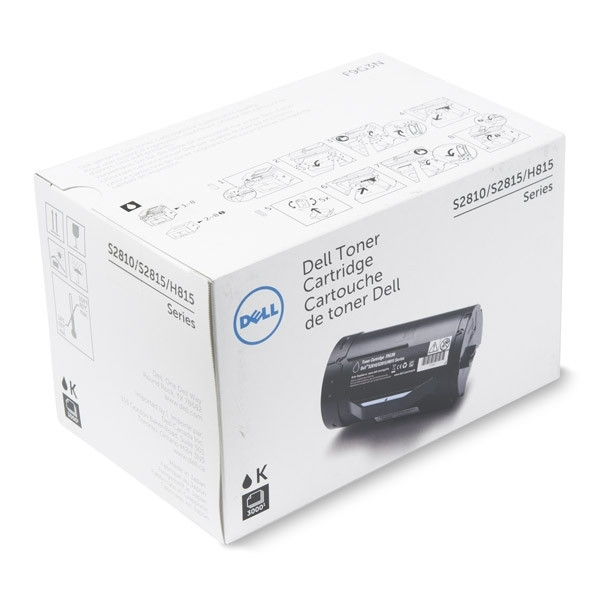 Dell 593-MMBB (KNRMF) toner (d'origine) - noir 086138 - 1