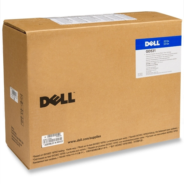Dell 595-10010 (GD531) toner faible capacité (d'origine) - noir 085728 - 1