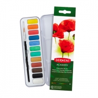 Derwent Academy peinture à l'aquarelle (12 couleurs) 209811