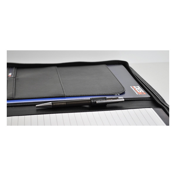 Desq conférencier avec fermeture éclair A4 - noir 400783 - 4