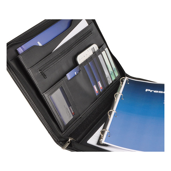 Desq conférencier avec mécanisme à 4 anneaux A4 - noir 400784 - 3