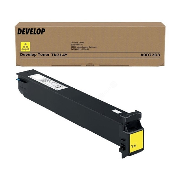 Develop TN-214Y (A0D72D3) toner (d'origine) - jaune 049262 - 1