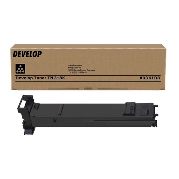 Develop TN-318K (A0DK1D3) toner (d'origine) - noir 049126 - 1