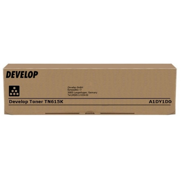 Develop TN-615K (A1DY1D0) toner (d'origine) - noir 049188 - 1