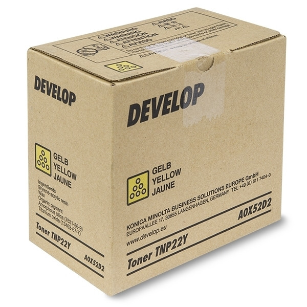 Develop TNP-22Y (A0X52D2) toner (d'origine) - jaune 049036 - 1
