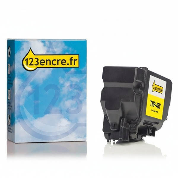 Develop TNP-48Y (A5X02D0) toner (marque 123encre) - jaune 049209 - 1
