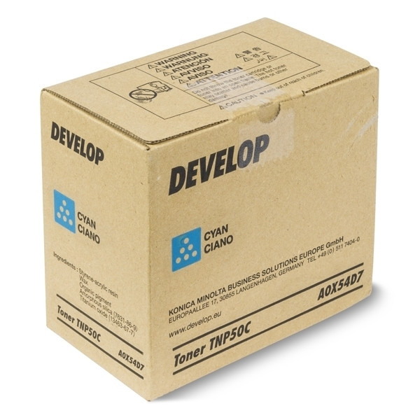 Develop TNP-50C (A0X54D7) toner (d'origine) - cyan 049324 - 1