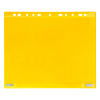 Djois pochette de présentation magnétique A4 11 trous 200 microns (5 pièces) - jaune 234872 - 1