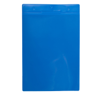 Djois pochette perforée autocollante A4 portrait (10 pièces) - bleu 234879