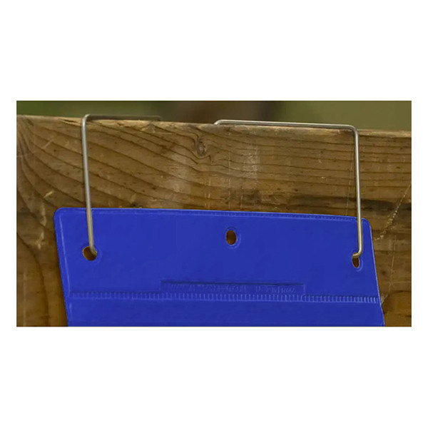 Djois pochette perforée autocollante A4 portrait (10 pièces) - bleu 234879 - 2