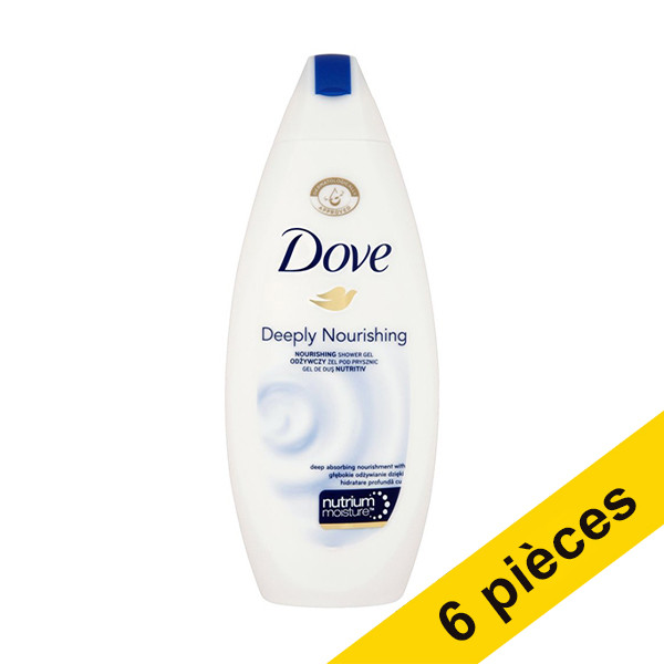 Aanbieding: 6x Dove douchegel Deeply Nourishing (250 ml) SDO00320 - 1