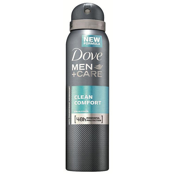 Dove Clean Comfort for men spray déodorant (150 ml) SDO00043 - 1