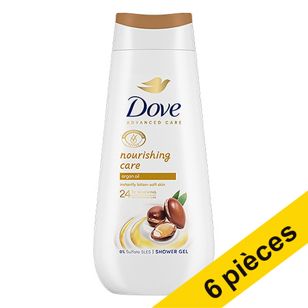 Offre : 6x Dove gel douche Nourishing Care (225 ml) SDO00543 - 1