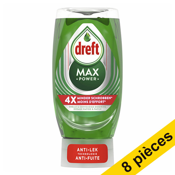 Offre : 8x Dreft Max Power Original liquide vaisselle (370 ml) SDR05183 - 1
