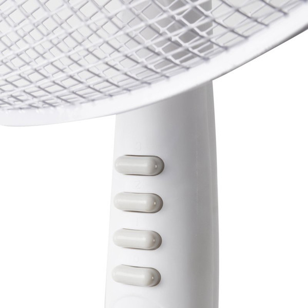 Offre : 3x Dunlop ventilateur sur pied à 3 vitesses (40 cm) - blanc 400691 - 5