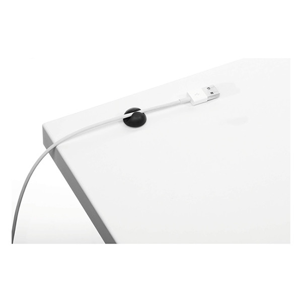 Durable Cavoline clip 1 range-câbles (6 pièces) - graphite 310163 - 2