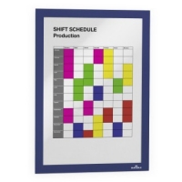 Durable Duraframe cadre d'affichage A4 auto-adhésif (2 pièces) - bleu 310017