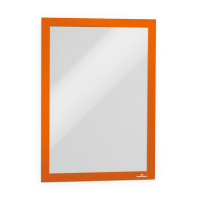 Durable Duraframe cadre d'affichage A4 autocollant (2 pièces) - orange 310201