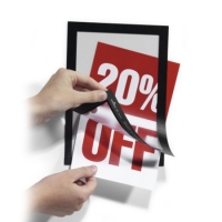 Durable Duraframe cadre d'affichage A5 auto-adhésif (2 pièces) - noir 310018